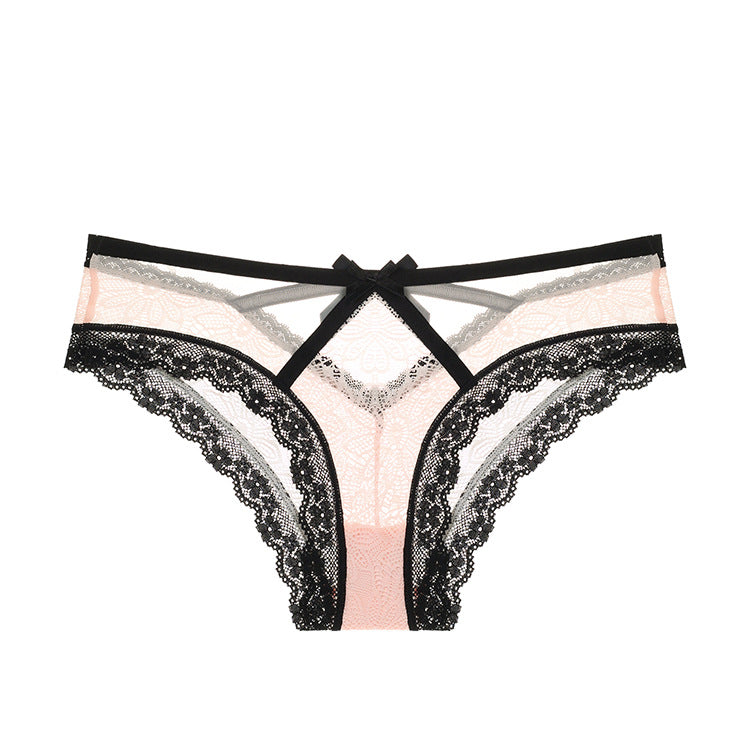 Romantic Bow Lace Panty font view